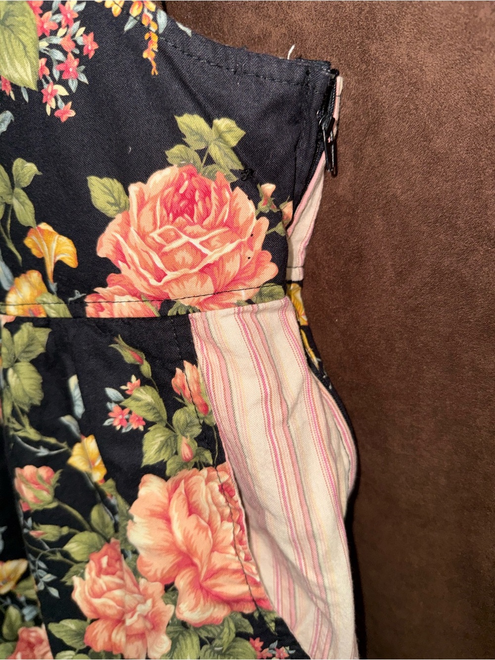 Dee’s Designs Handmade Floral Overalls Vintage 80s 90s Cottagecore Jumpsuit - Picture 4 of 6